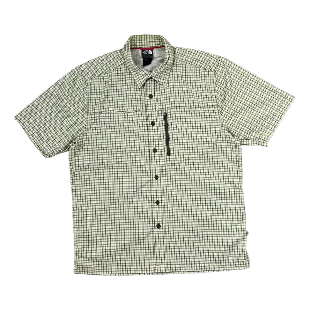 THE NORTH FACE TNF Classic Plaid Check Short Sleeve Zip Pocket Shirt