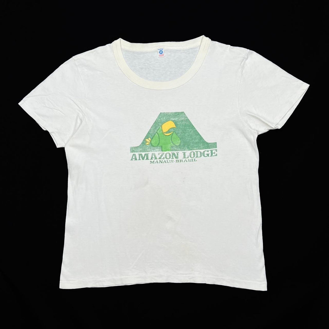 Vintage 80’s AMAZON LODGE “Manaus-Brasil” Souvenir Graphic Single Stitch T-Shirt