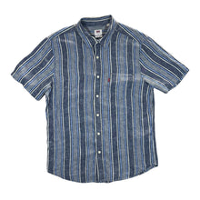 Load image into Gallery viewer, LEVI&#39;S Classic Multi Striped Linen Blend Short Sleeve Shirt
