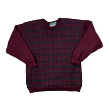 Load image into Gallery viewer, Vintage STYLO NET 64 &quot;ISO Thermal&quot; Plaid Check Lightly Padded Fleece Lined Sweater Jumper
