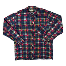 Load image into Gallery viewer, Vintage Zornica Multi Plaid Check Long Sleeve Flannel Shirt
