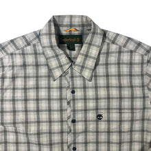 Load image into Gallery viewer, Early 00&#39;s Timberland Classic Beige Plaid Check Long Sleeve Cotton Shirt
