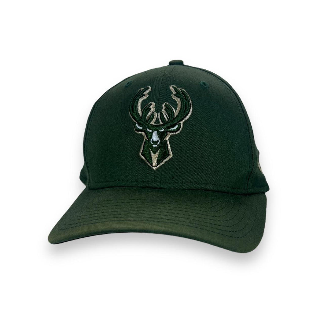 New Era NBA MILWAUKEE BUCKS Embroidered Basketball Logo Baseball Cap
