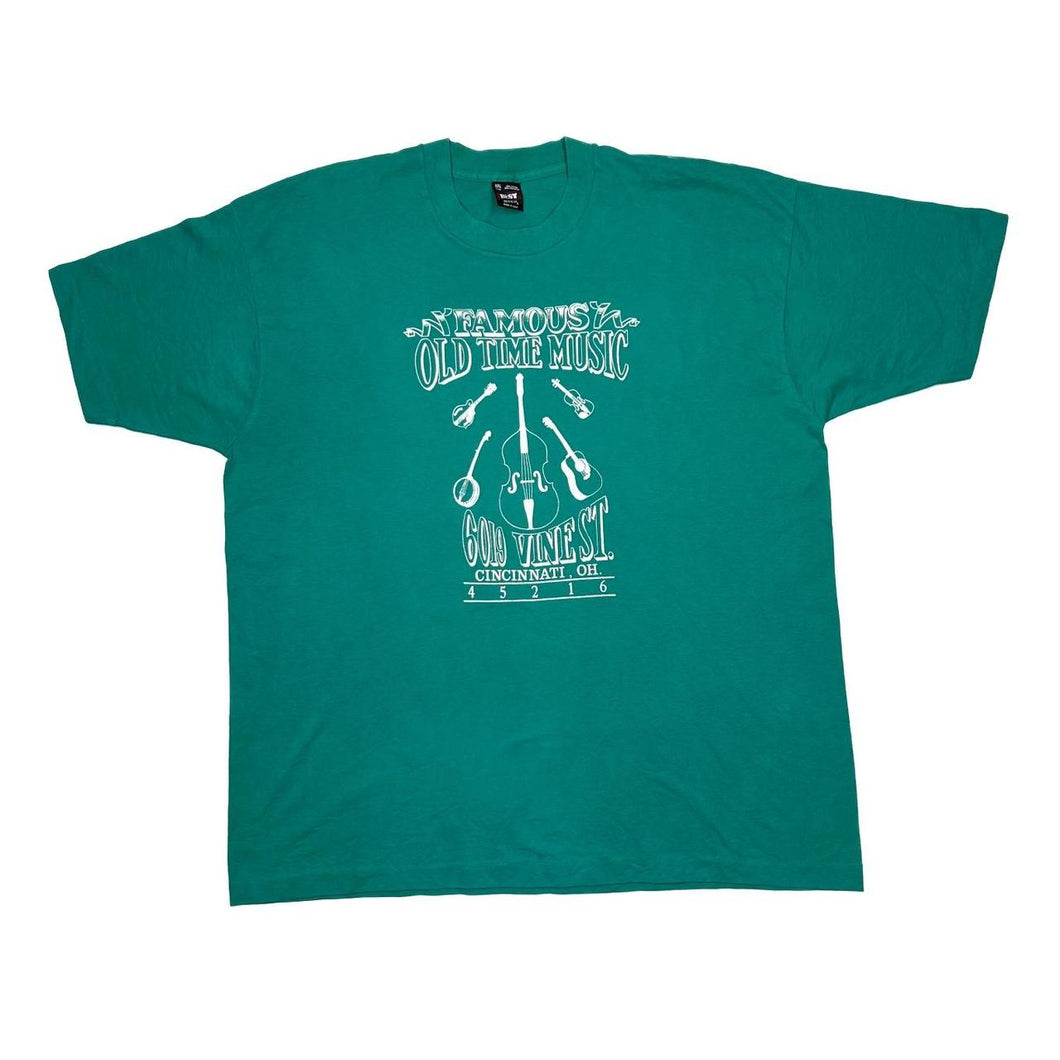 Vintage 90’s FAMOUS OLD TIME MUSIC “Cincinnati, OH” Souvenir Single Stitch T-Shirt