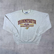 Load image into Gallery viewer, Vintage Lee "Minnesota Golden Gophers" College Graphic Grey Sweatshirt
