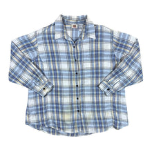 Load image into Gallery viewer, Early 00&#39;s FADED GLORY Plaid Check Long Sleeve Cotton Flannel Shirt
