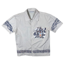 Load image into Gallery viewer, Early 00&#39;s Dynasty Fashion Gothic Tiger Dragon Graphic Short Sleeve Viscose Cotton Shirt

