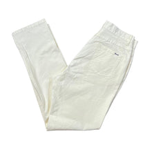 Load image into Gallery viewer, Vintage 90&#39;s F. BY FACONNABLE Classic Cream Cotton Denim Mom Jeans
