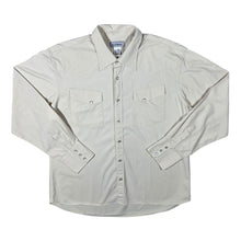 Load image into Gallery viewer, Vintage Le Chateau Beige Cowboy Western Style Popper Cotton Long Sleeve Shirt
