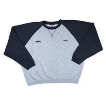 Load image into Gallery viewer, Early 00&#39;s UMBRO Embroidered Mini Logo Raglan Crewneck Sweatshirt
