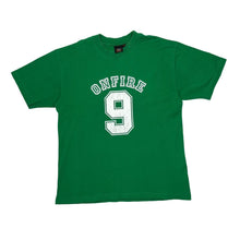 Load image into Gallery viewer, Early 00’s ONFIRE Skater Spellout Embroidered Mini Logo Graphic T-Shirt

