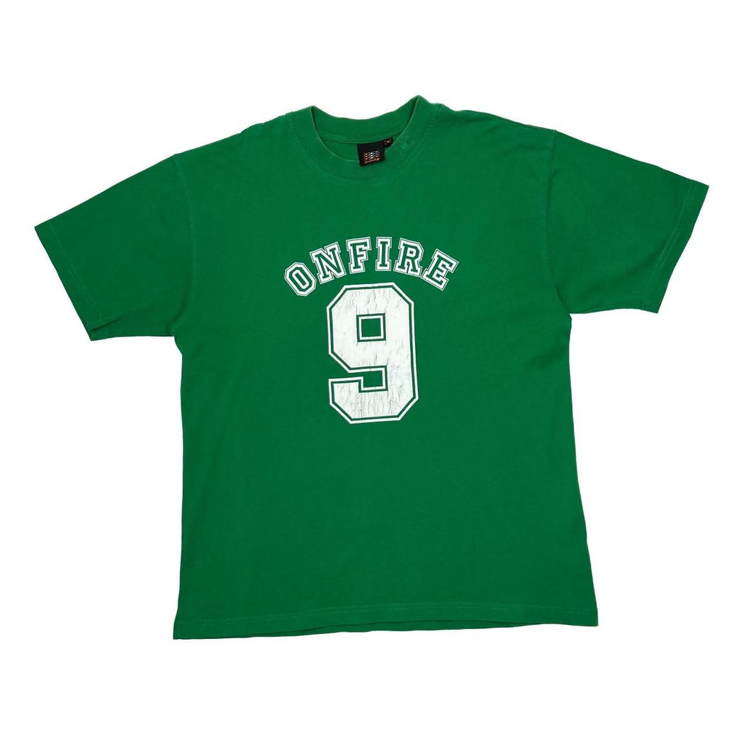 Early 00’s ONFIRE Skater Spellout Embroidered Mini Logo Graphic T-Shirt