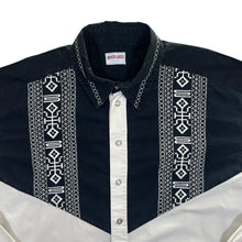 Load image into Gallery viewer, Vintage Berto Lucci Embroidered Western Style Cotton Long Sleeve Shirt
