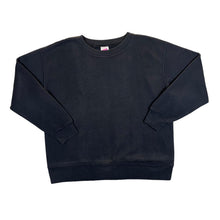 Load image into Gallery viewer, Early 00&#39;s HANES HER WAY Classic Basic Faded Black Crewneck Sweatshirt
