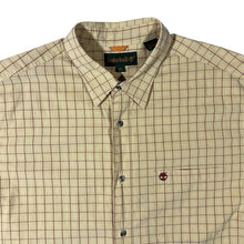 Load image into Gallery viewer, Vintage Timberland Yellow Red Check Cotton Short Sleeve Shirt
