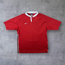 Load image into Gallery viewer, Nike Dri-Fit Embroidered Mini Swoosh Logo Polyester Sports Rugby Jersey Shirt
