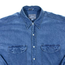 Load image into Gallery viewer, Vintage 90&#39;s Great Canadian Rugged Wear Blue Denim Long Sleeve Shirt
