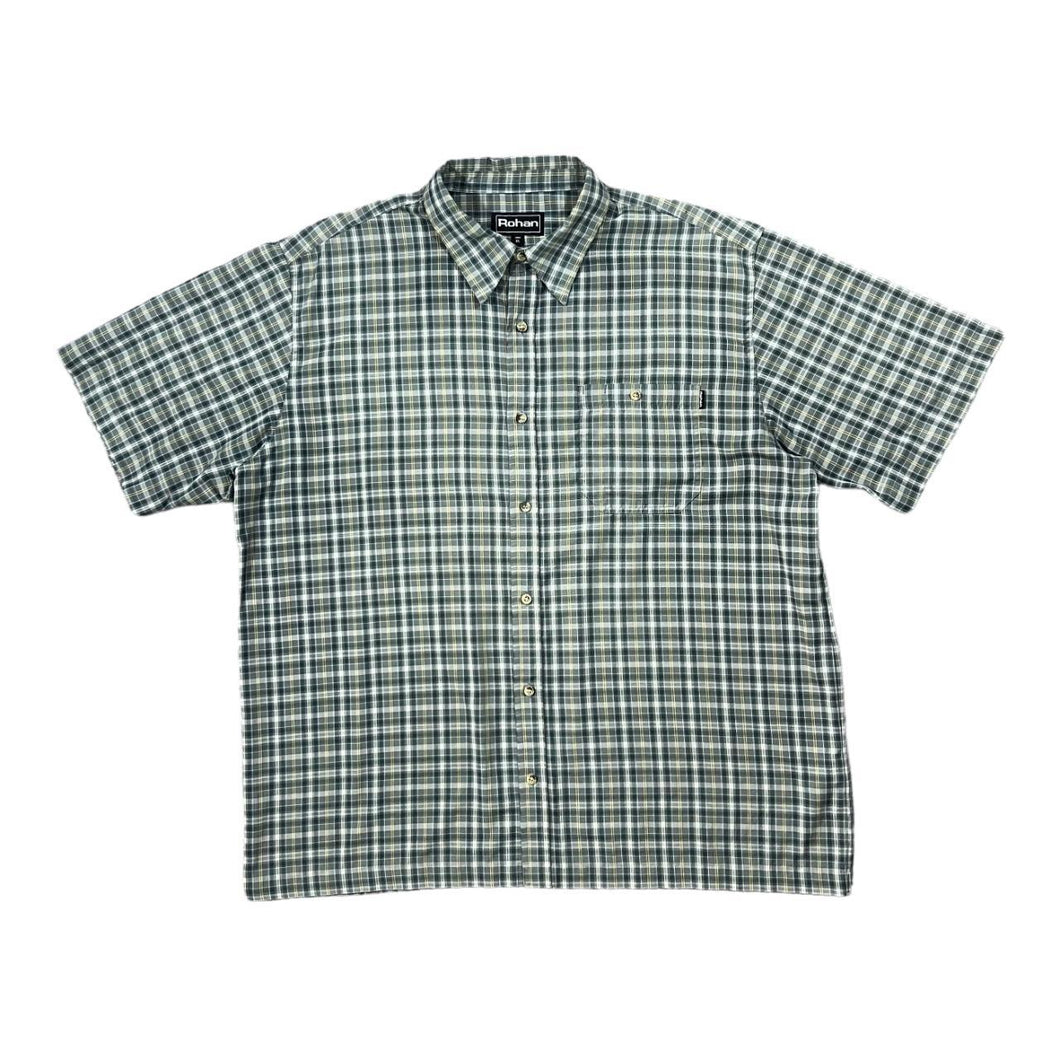 ROHAN Classic Plaid Check Short Sleeve Cotton Shirt