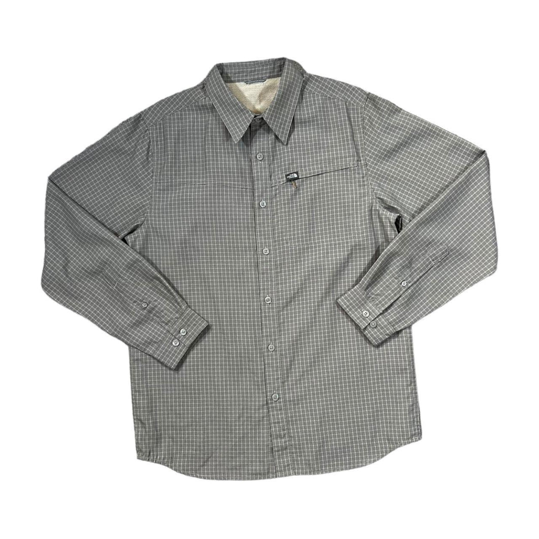 THE NORTH FACE TNF Classic Plaid Check Long Sleeve Zip Pocket Shirt