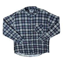 Load image into Gallery viewer, Vintage Cotton Country Club Plaid Check Cotton Long Sleeve Flannel Shirt
