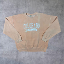 Load image into Gallery viewer, Colorado “Salida” Souvenir Spellout Graphic Coral Peach Pink Crewneck Sweatshirt
