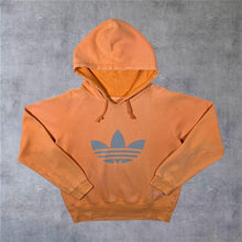 Load image into Gallery viewer, Adidas Classic Big Trefoil Logo Peach Orange Pullover Hoodie
