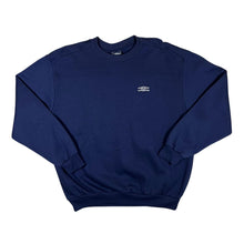 Load image into Gallery viewer, Early 00&#39;s UMBRO Embroidered Mini Logo Navy Blue Crewneck Sweatshirt
