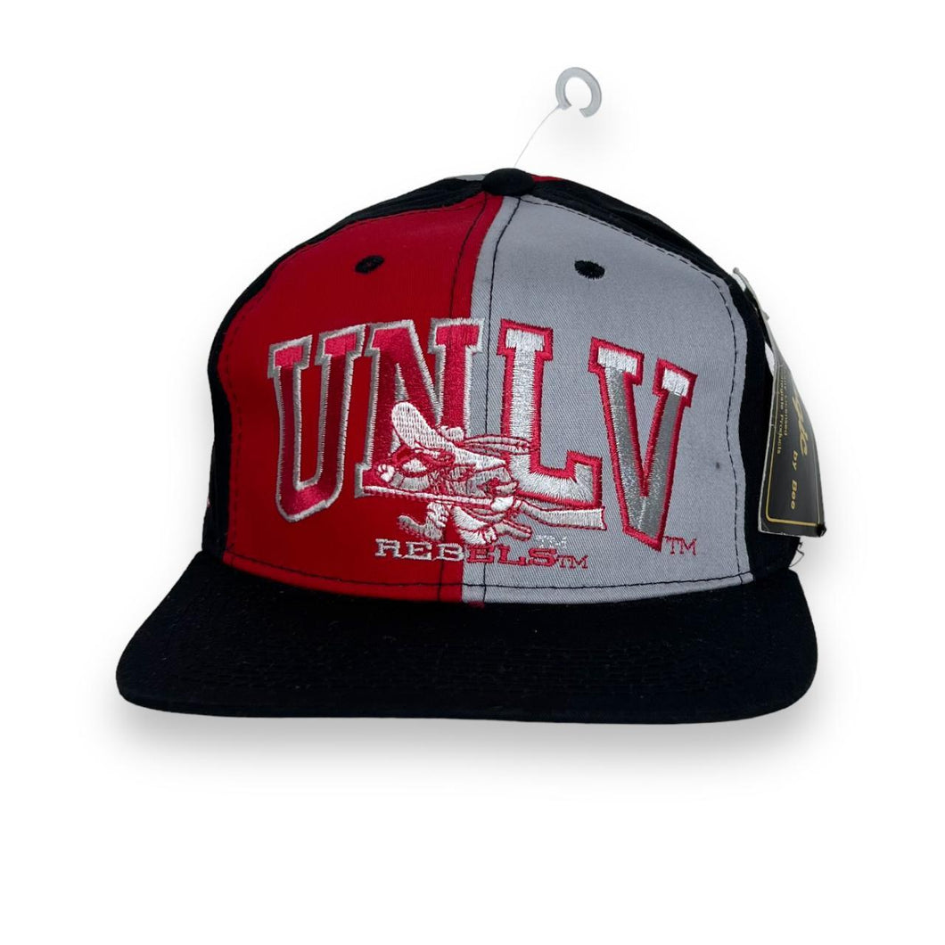 Deadstock Vintage 90's Magic by Bee NCAA UNLV REBELS Embroidered Baseball Cap