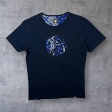 Load image into Gallery viewer, Pretty Green Embroidered Big Logo Spellout Mod Paisley Patterned Cotton T-Shirt
