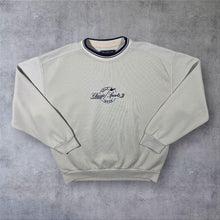 Load image into Gallery viewer, Vintage Trademark "Classic Sports Golf Wear" Embroidered Spellout Beige Crewneck Sweatshirt

