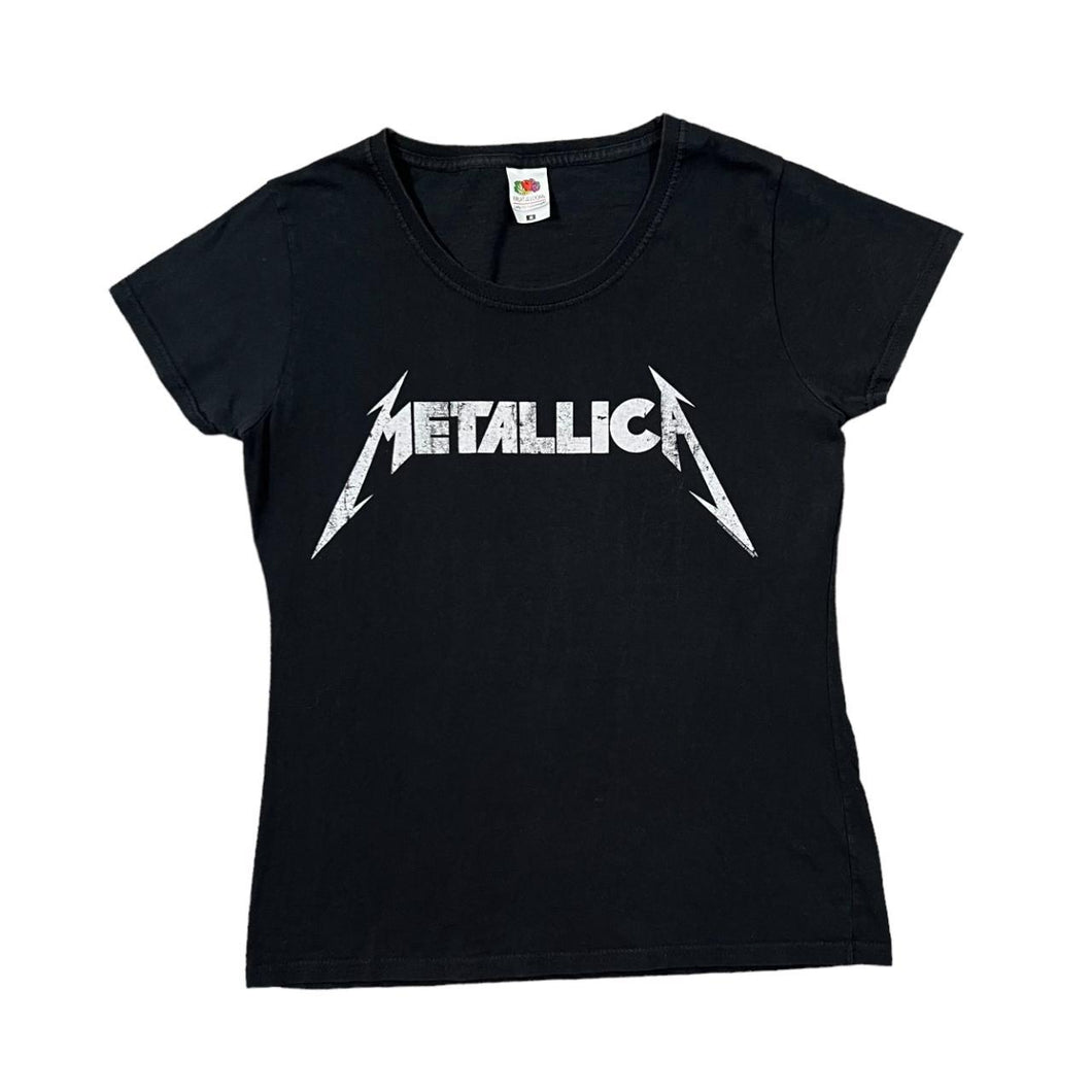 METALLICA (2012) Classic Logo Spellout Graphic Thrash Heavy Metal Band T-Shirt