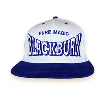 Load image into Gallery viewer, Vintage BLACKBURN ROVERS &quot;Pure Magic&quot; Embroidered Football Snapback Baseball Cap

