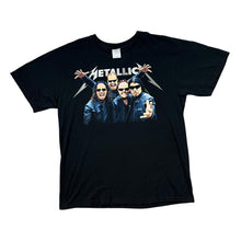 Load image into Gallery viewer, METALLICA &quot;World Magnetic Tour&quot; Graphic Spellout Thrash Heavy Metal Band T-Shirt
