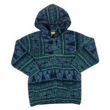 Load image into Gallery viewer, Vintage 90&#39;s CABLE CAR CLOTHIERS Patterned Deep Pile Zip Fleece Hoodie
