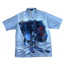 Load image into Gallery viewer, Early 00&#39;s Dian Dian Tong Y2K Gothic Anime Manga Graphic Mesh Short Sleeve Shirt
