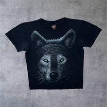 Load image into Gallery viewer, Early 00’s Rock Eagle Wolf Animal Nature Wildlife Graphic T-Shirt
