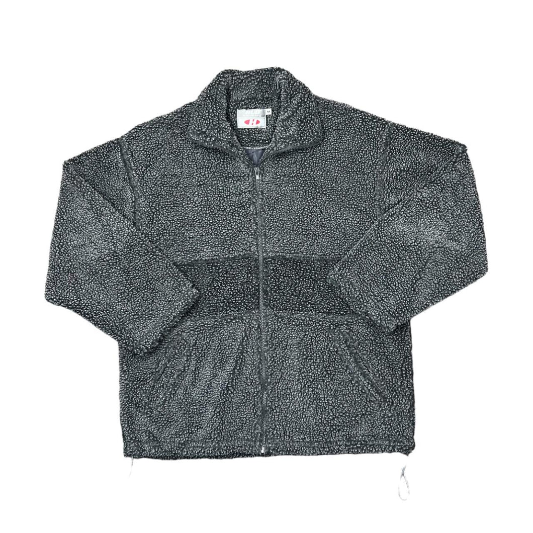 Early 00's HUD CLOTHING Colour Block Teddy Bear Fleece Full Zip Sweatshirt Jacket