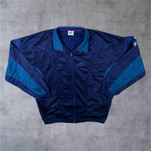 Load image into Gallery viewer, Vintage Puma Embroidered Mini Logo Colour Block Navy Blue Tracksuit Jacket
