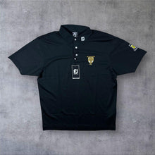 Load image into Gallery viewer, FootJoy Athletic Fit "Nottinghamshire Golf" Black Short Sleeve Polo Shirt
