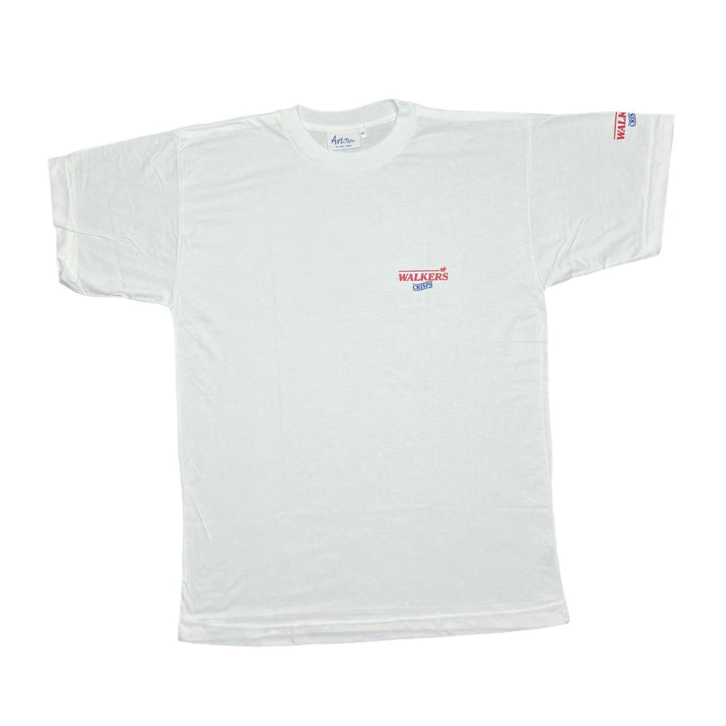 Vintage 90’s WALKERS CRISPS Snacks Food Crisps Promo Logo Graphic T-Shirt