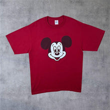 Load image into Gallery viewer, Vintage 90's Jerzees Disney Mickey Mouse Character Graphic Red T-Shirt
