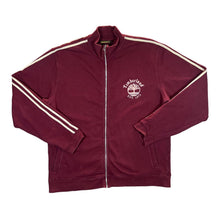 Load image into Gallery viewer, Early 00&#39;s TIMBERLAND Classic Mini Logo Burgundy Zip Sweatshirt
