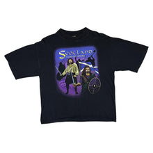 Load image into Gallery viewer, Vintage SCOTLAND &quot;Land Of Heroes&quot; Souvenir Spellout Graphic Black T-Shirt
