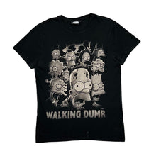Load image into Gallery viewer, THE SIMPSONS &quot;Walking Dumb&quot; Zombie Parody TV Show Character Spellout Graphic T-Shirt
