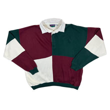 Load image into Gallery viewer, Vintage 90’s GRAND BANKS PERFORMANCE Colour Block Collared Sweatshirt
