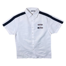 Load image into Gallery viewer, Early 00&#39;s Identic &quot;Surfing Gold Coast&quot; Y2K Surfer White Short Sleeve Shirt
