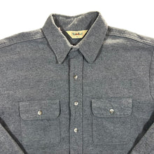 Load image into Gallery viewer, Vintage Trails End Made In USA Union Made Grey Cotton Flannel Long Sleeve Shirt
