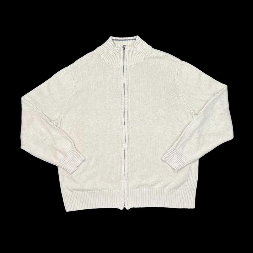 DOCKERS Classic Basic Cotton Zip Sweater Jumper