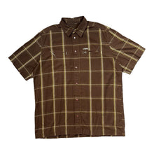 Load image into Gallery viewer, Early 00&#39;s O&#39;NEILL Embroidered Mini Logo Plaid Check Surfer Skater Short Sleeve Cotton Shirt
