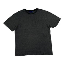 Load image into Gallery viewer, MOST Classic Basic Micro Grey Black Striped Short Sleeve Cotton T-Shirt
